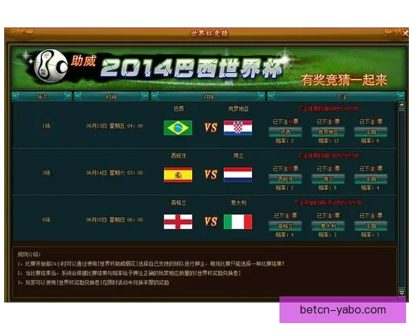 世界杯竞猜游戏全新玩法规则详解与参与攻略全面指南